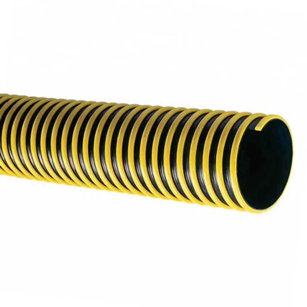 Durable Spiral PVC Water Suction Hose Reinforced Wire 1 2 3 4 6 10 12 14 16 Inch for Mining Vacuum Water Oil Pump SPA Duct Grit Sewage Plastic Tubes