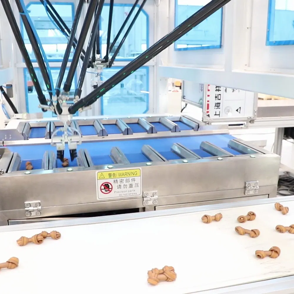 Modular Delta Robotic Case Packing Line for Frozen Pastry and Pies