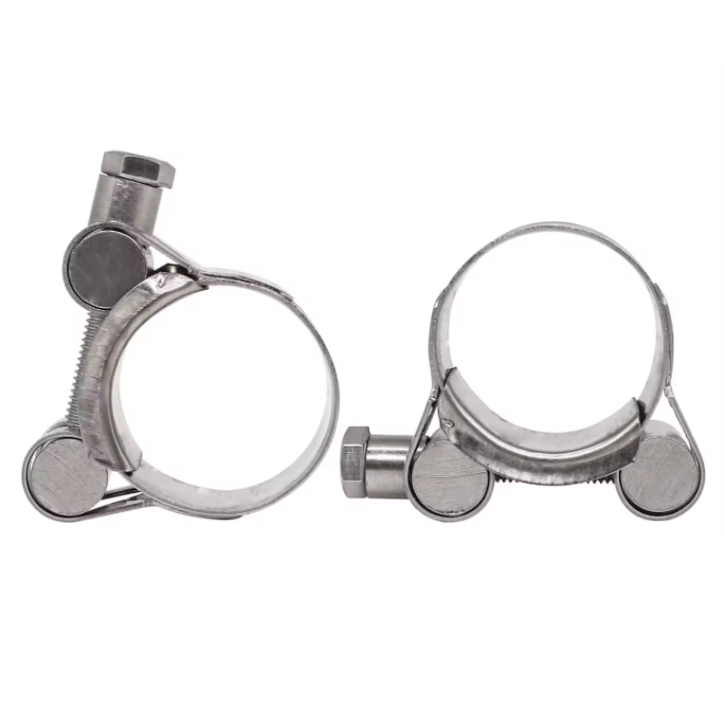 Heavy Duty Stainless Steel T-Bolt Hose Clamp Single Head Strong Pipe Clamp for Automotive