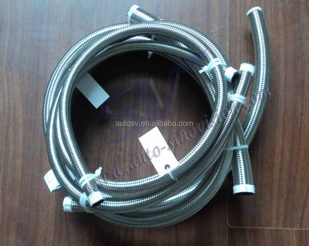 An4 to An20 Stainless Steel 304 Braided an Fittings and Braided Hose for Oil Cooler Turbo Charger Fuel Line Tuning