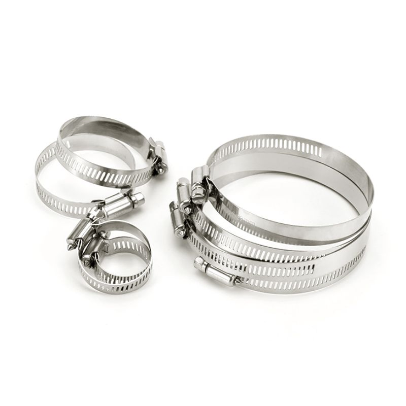 Heavy Duty Stainless Steel Hose Clamp Exhaust Pipe Clamp Adjustable Anti-Corrosion V Band Hoop for Automotive