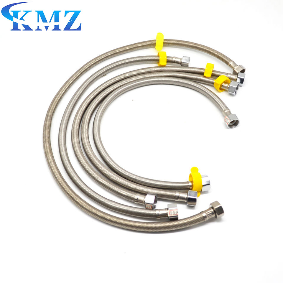 Factory Direct Sales Stainless Steel Braided Flexible Hose Water Heater Connection Pipe