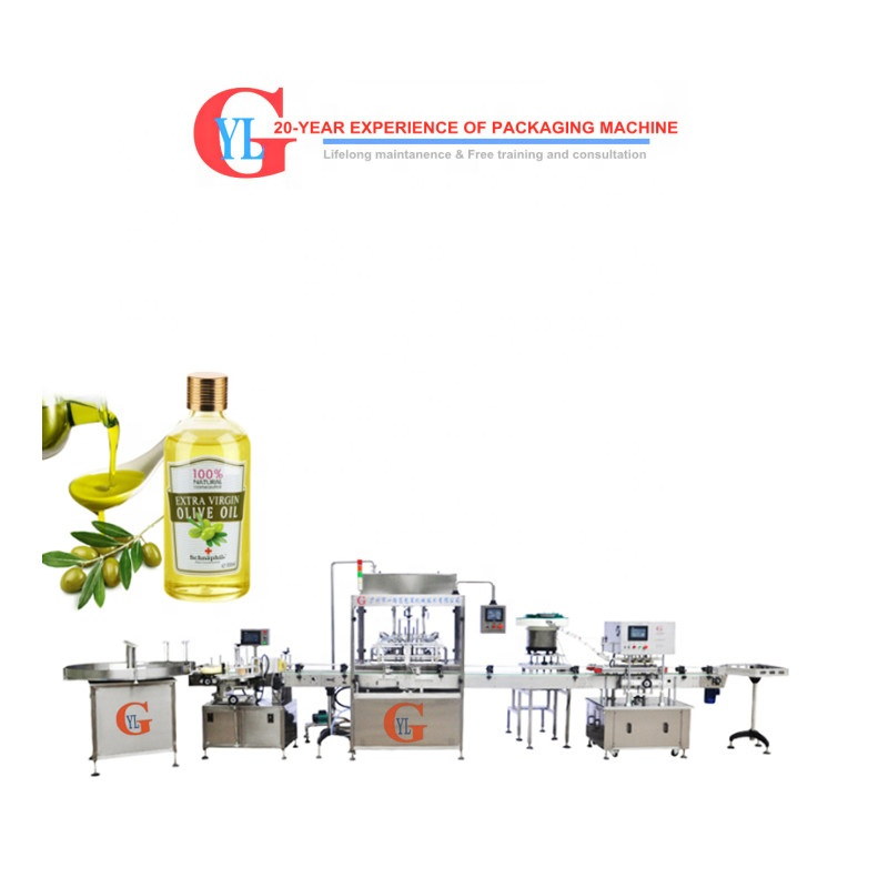 4-20 Heads Filling Capping and Labeling Machines Bottle Packing Filling Machine Production Line