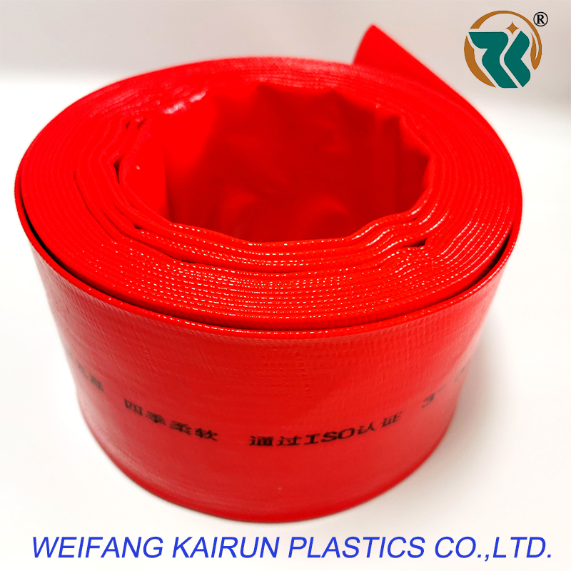 OEM Colourful PVC Agricultural Irrigation Water Pump Layflat Discharge Pipe Hose