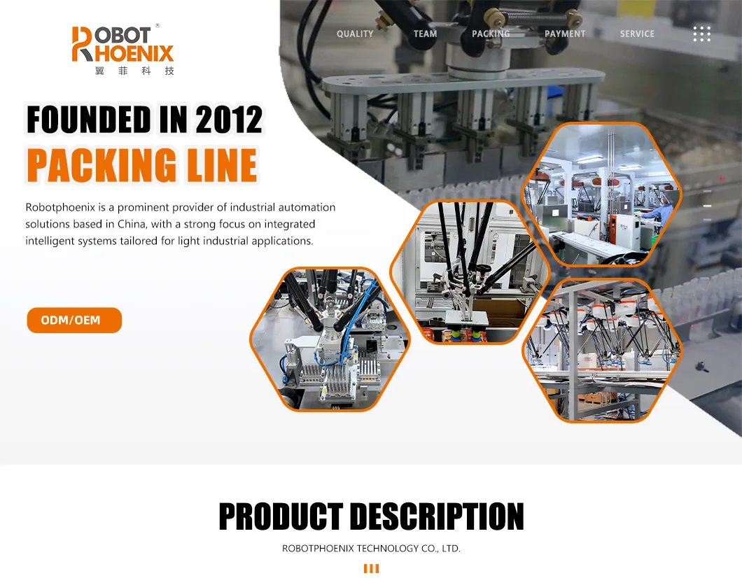 Automatic Delta Robot Case Packer