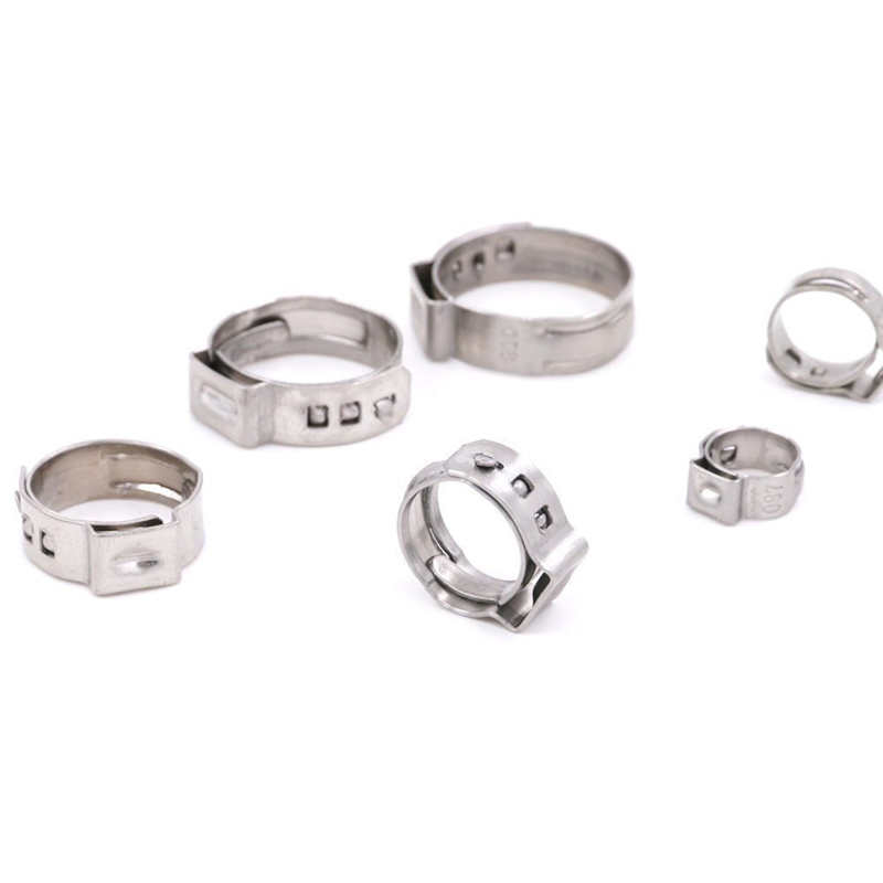Single Ear Hose Clamps Tube Clamps Automotive Hose Clamps / Clamp Ring