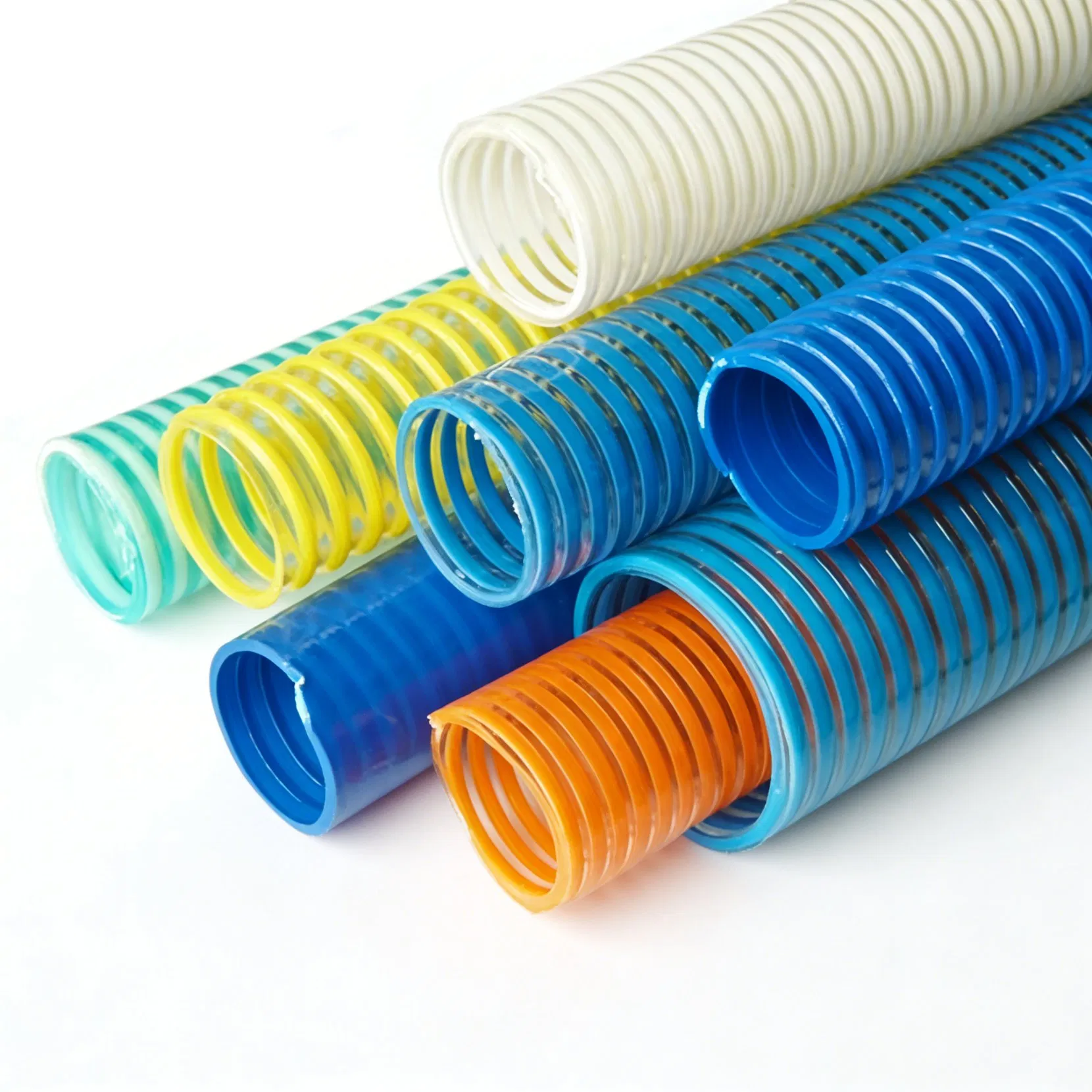 2- 8 Inch Vacuum PVC Suction Hose/PVC Helix Hose for Mining Water Pump Applications