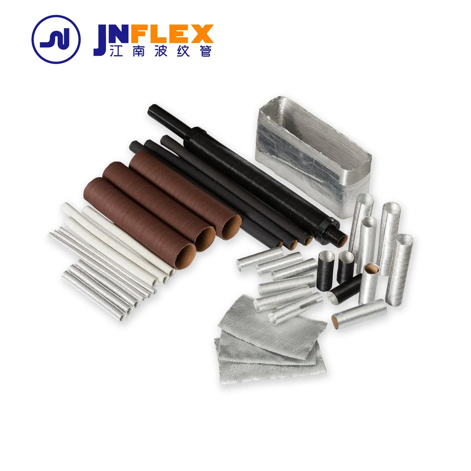 Heat Protector Heater Hose Return Hose From Heater Core to Pipe Silver Aluminum with Fiberglass Thermal Sleeve