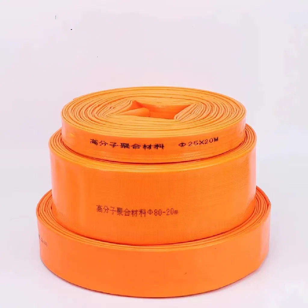 1-16inch PVC Blue Layflat Water Hose Assembly with Coupling Clamp for Pool Vacuum Suction Pump Farm Agriculture Irrigation Hose