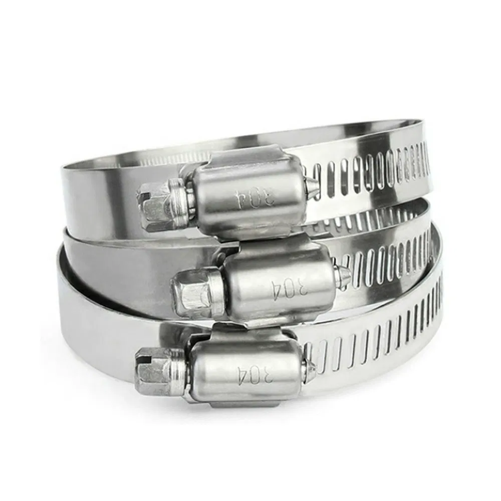 Automotive Adjustable Stainless Steel Heavy Duty Worm Gear Hose Clamp