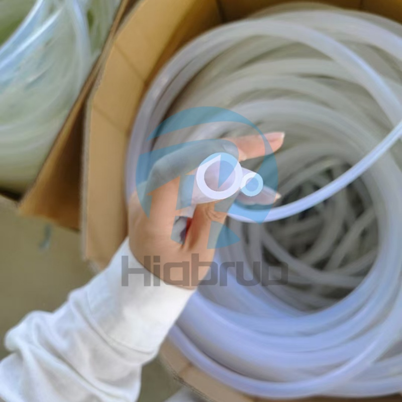 Flexible Reinforced Silicone Hose for Peristaltic Pump Systems