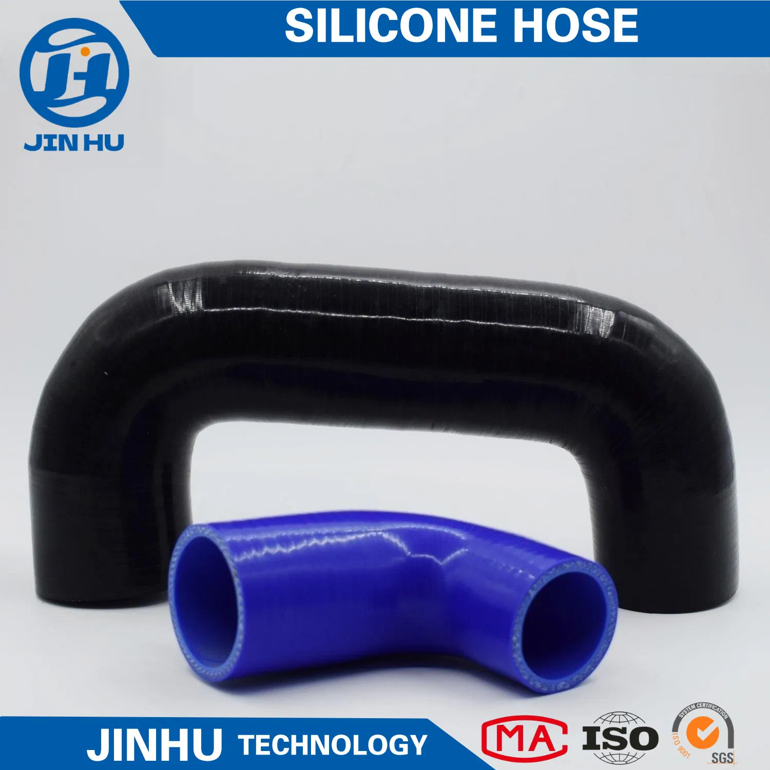 Customized Size Automotive Flexible Straight Silicone Hump Rubber Hose Heavy Truck Reinforced Bellow Silicone Hose