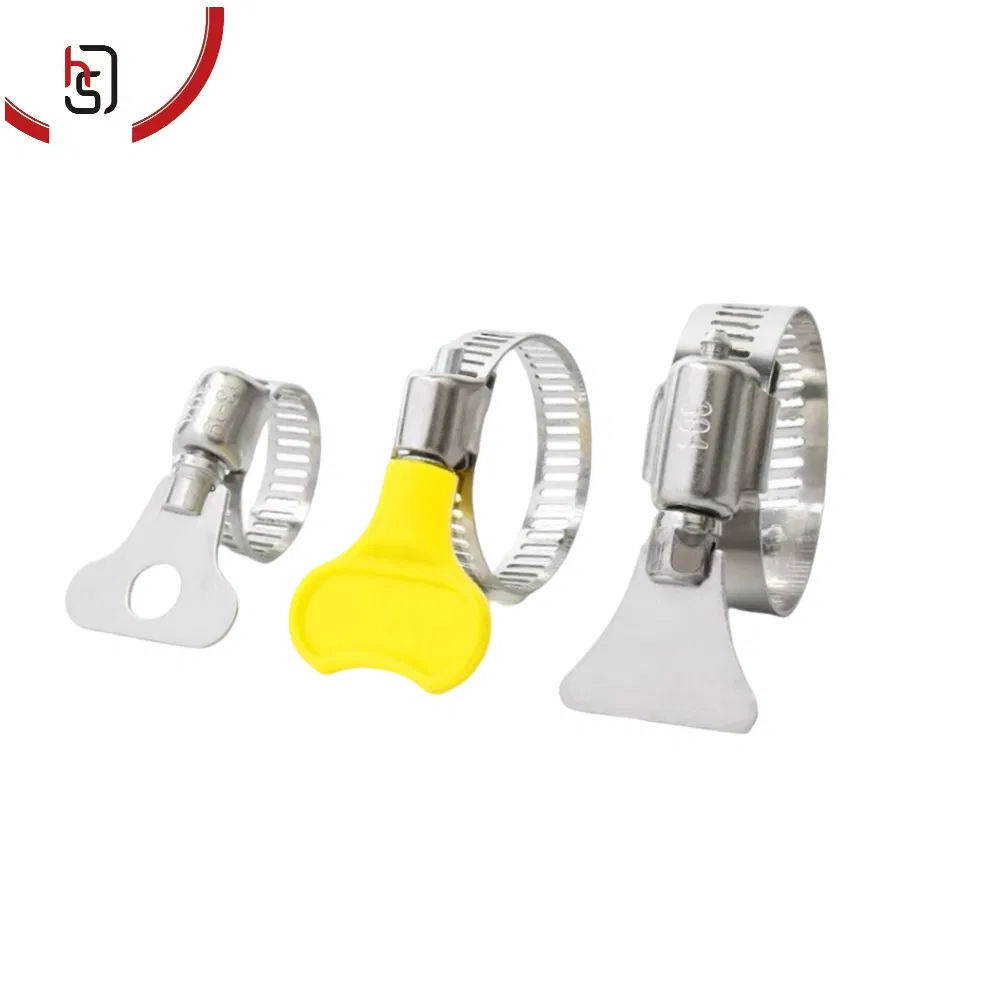 Durable Iron Handle Clamp for Automotive Hoses