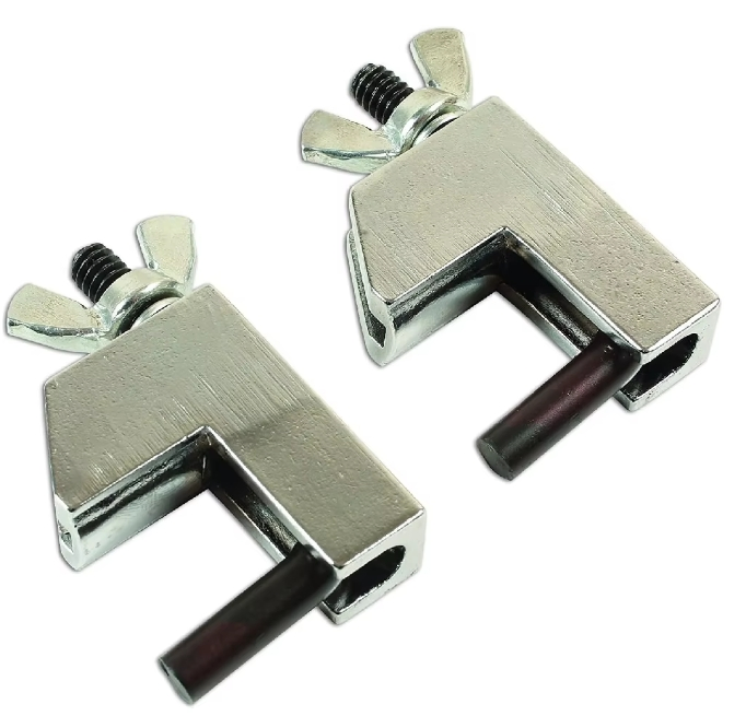 2 PCS Automotive General Purpose Brake Line Fuel Vacuum Small Hose Clamps