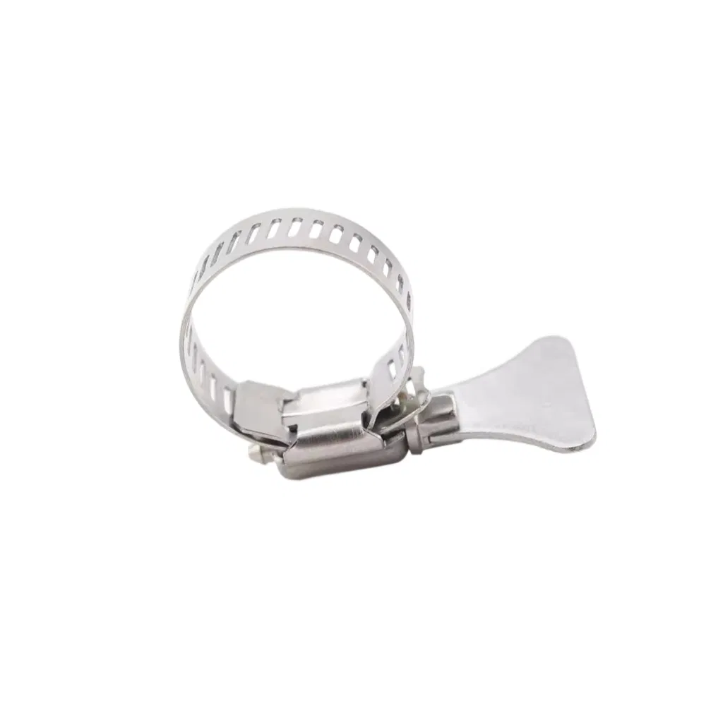 Durable Iron Handle Clamp for Automotive Hoses