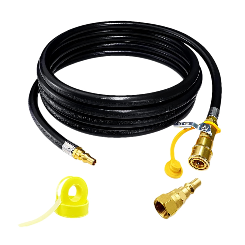 12FT Low Pressure Propane Quick Connect Extension Hose