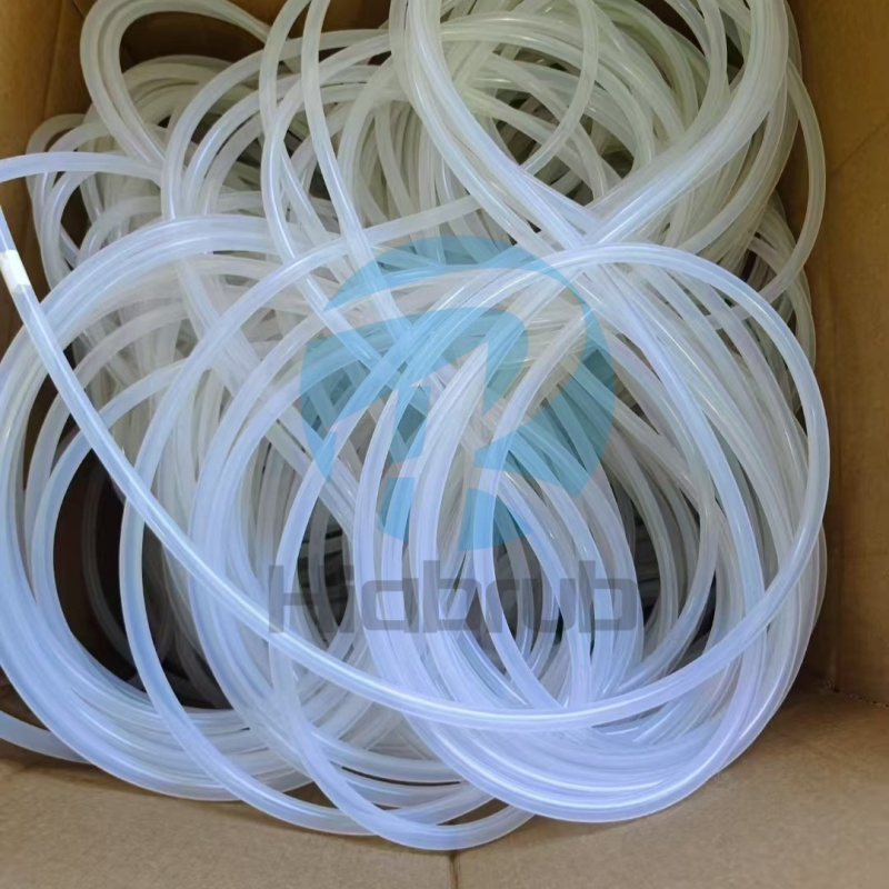 Flexible Reinforced Silicone Hose for Peristaltic Pump Systems