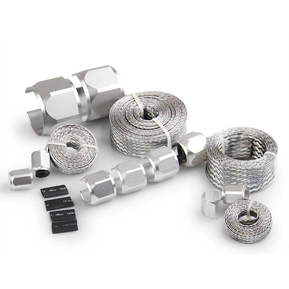 Spectre Performance Silver Flex Vacuum Heater Braided Hose Engine