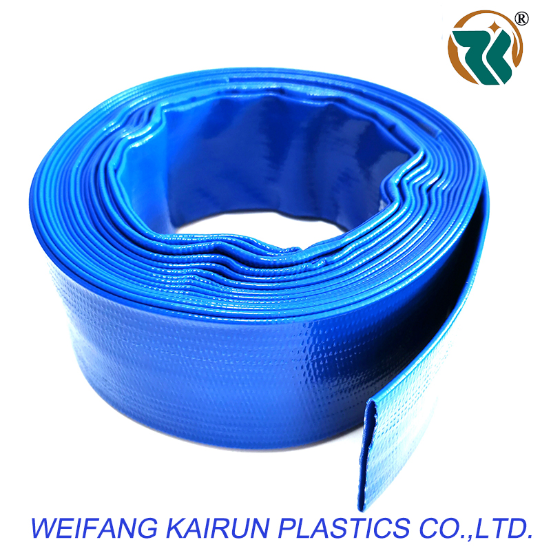 OEM Colourful PVC Agricultural Irrigation Water Pump Layflat Discharge Pipe Hose