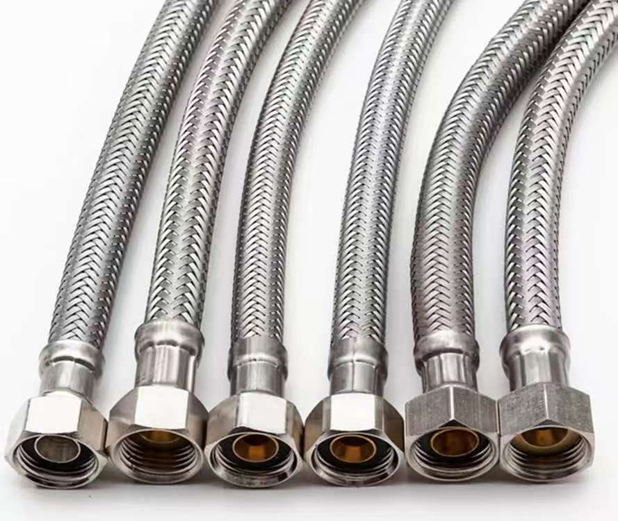 SS304/316 Metal Wire Braided Stainless Steel Threaded Connection Type Flexible Metal Hose for Various Industries