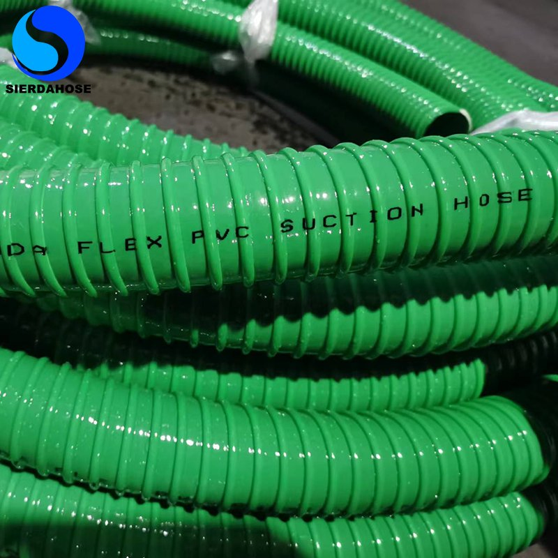 2- 8 Inch Vacuum PVC Suction Hose/PVC Helix Hose for Mining Water Pump Applications