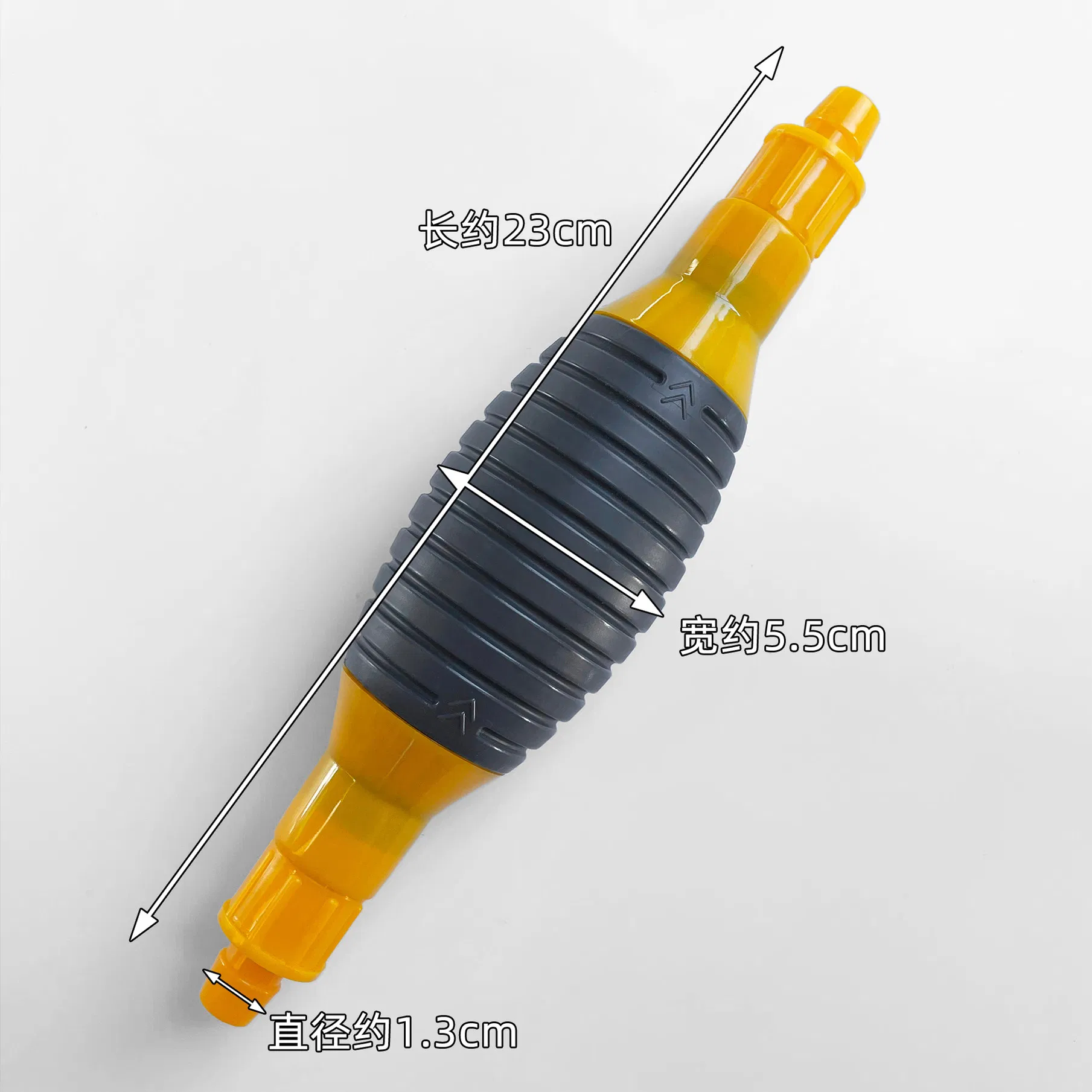 Hose with a Pear Pump for Draining Fuel