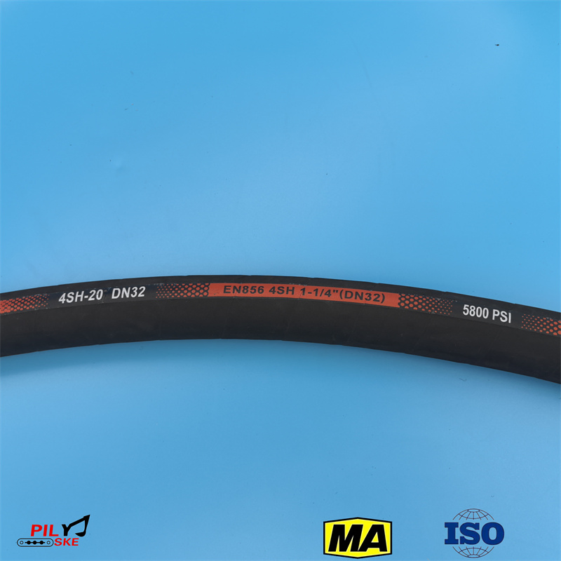 Construction Machinery Power Steering Assemble Wire Multi-Spiral Hydraulic Hose