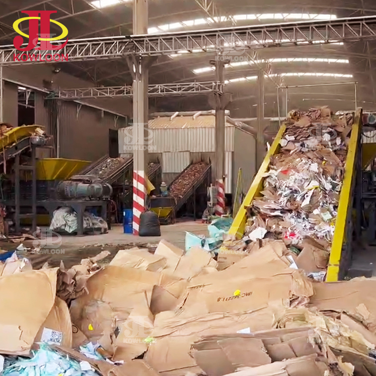 CE ISO Waste Paper Recycling Corrugated Waste Occ Paper Dry Pulping Line