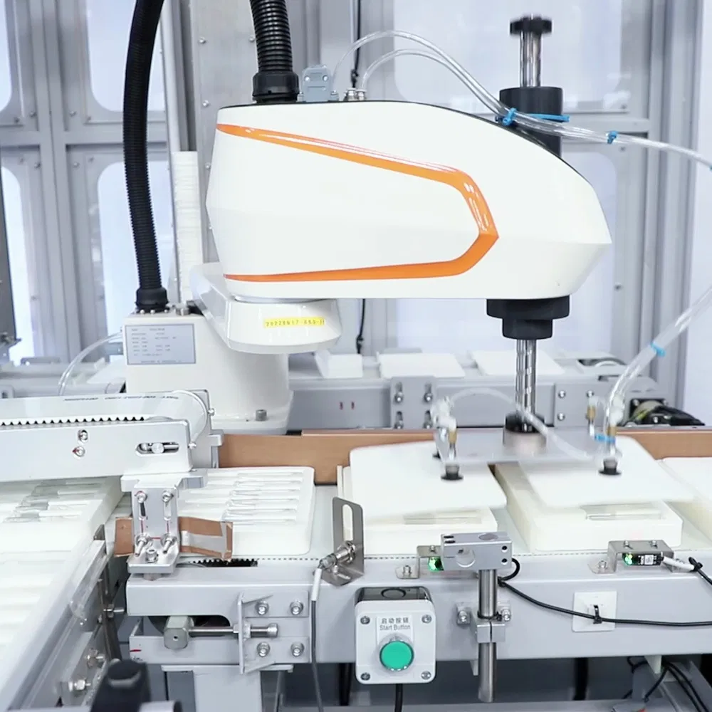 GMP-Certified Robotic Packaging Line for Over-The-Counter Pharmaceutical Cartons