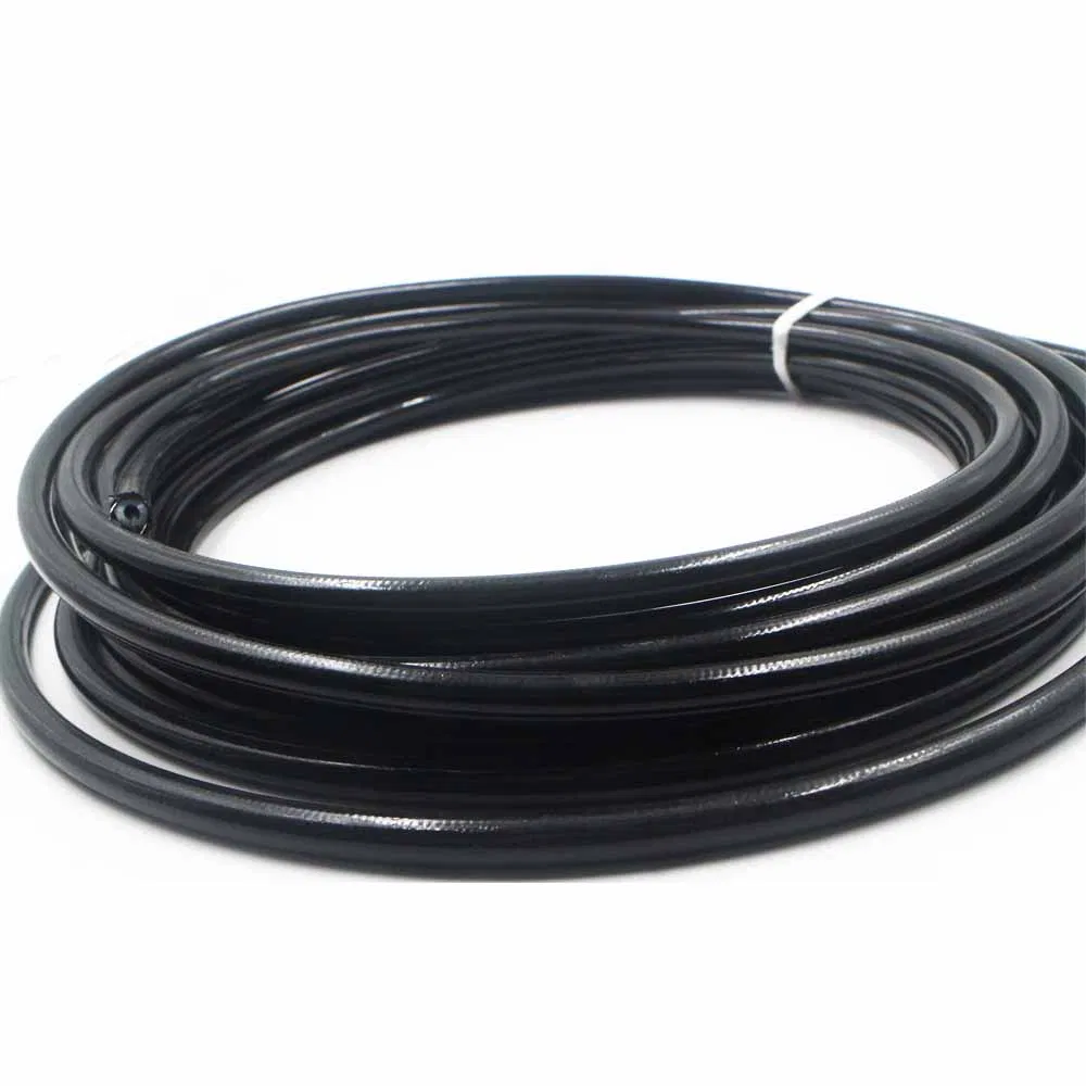 Motorcycle #3 -3an PTFE Fuel Brake Hose Pipe Black Blue Yellow Red Clear Color Coated An3 Stainless Steel Ss Braided Brake Lines