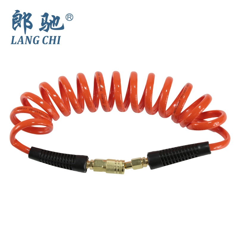 Durable High Pressure PU Coiled Hose for Air and Fluid Transmission