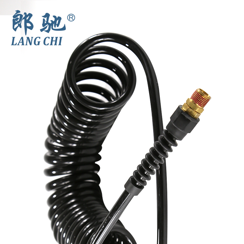 Flexible Chemical Resistant PU Coiled Tube for Windshield Washer System Spiral Hose