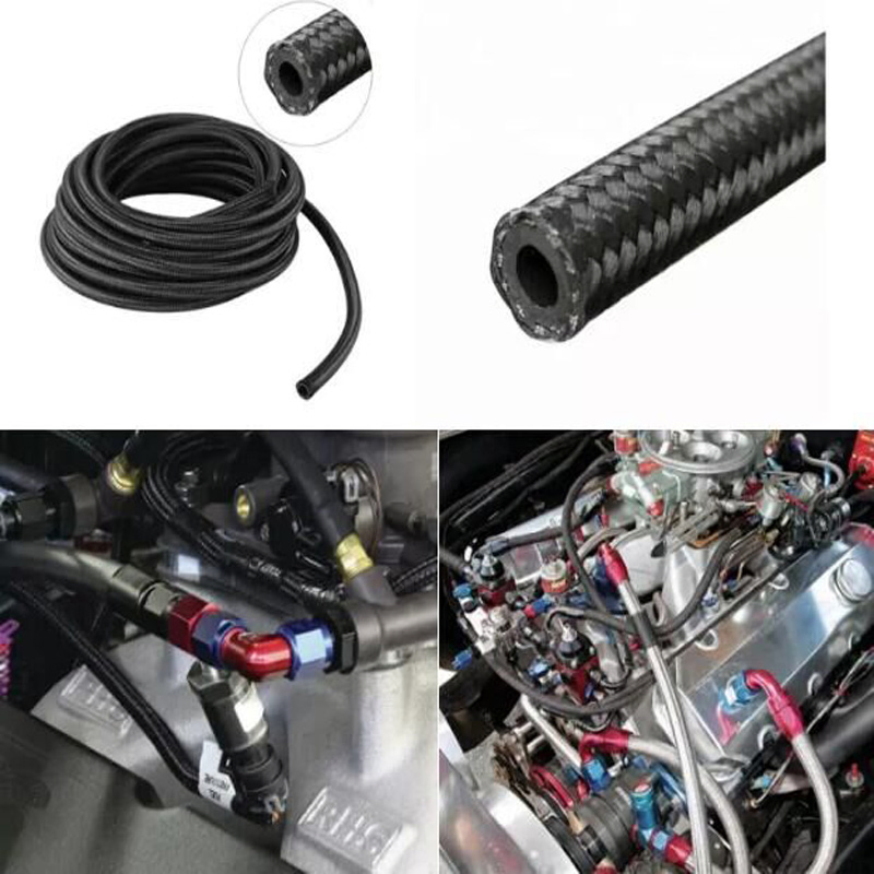 Nylon Stainless Steel Braided High Pressure Hydraulic Oil Cooler Rubber Hose