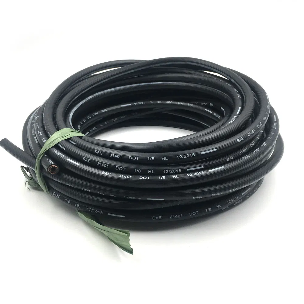High Quality Pressure Qdgy Brand China Factory Car Trucks DOT SAE Hydraulic Air A/C Fuel Oil Flexible Power Steering Rubber EPDM Brake Hoses Tube Pipes