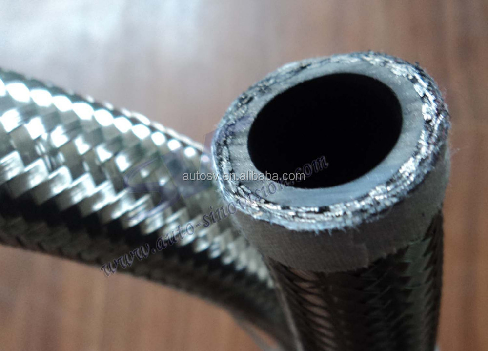 An4 to An20 Stainless Steel 304 Braided an Fittings and Braided Hose for Oil Cooler Turbo Charger Fuel Line Tuning