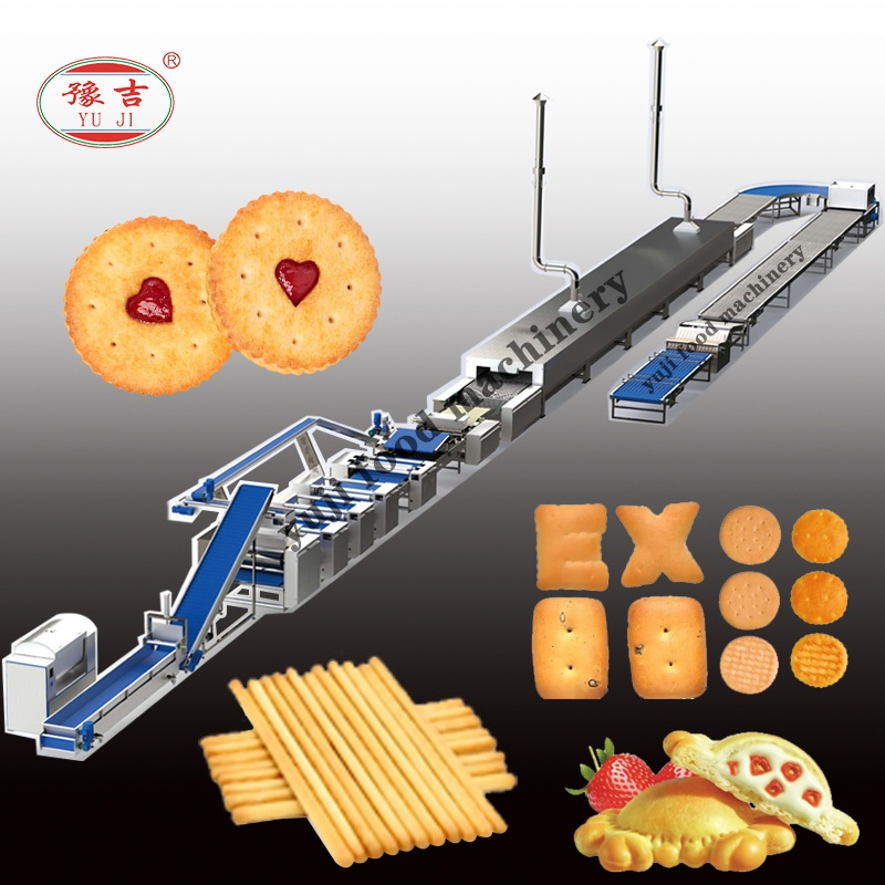 Automatic Soft and Hard Biscuit Soda Crackers Machine Production Line Cookie Maker