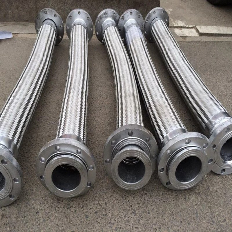 Oil &amp; Gas SS304/316 Braided Corrugated Hose - High-Pressure Flexible Metal Hose