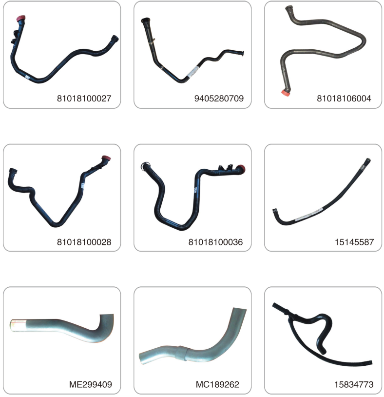 European Truck Oil Pipes