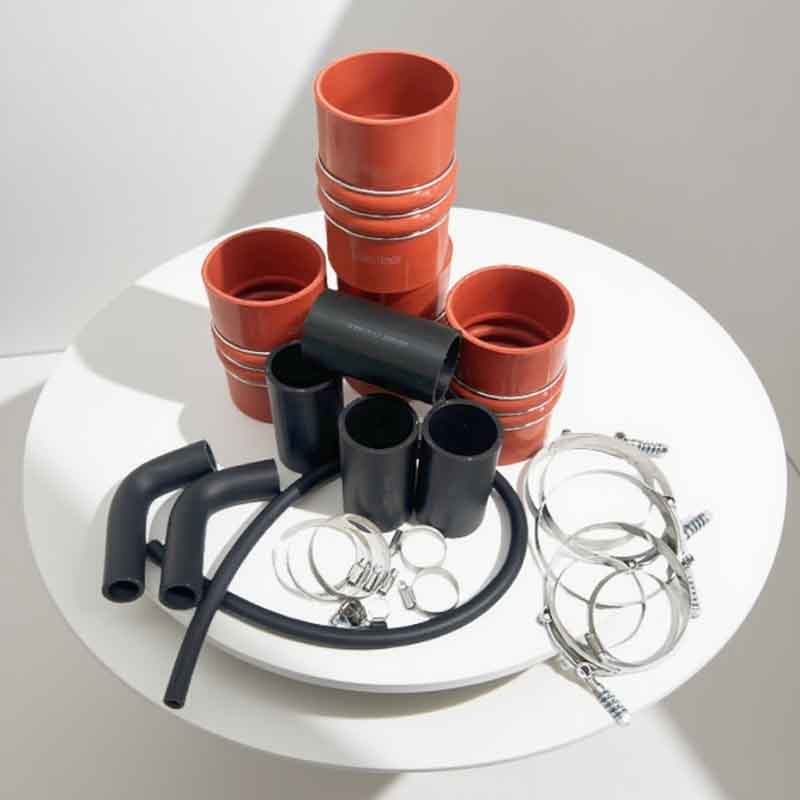 Enhanced Strength Straight Silicone Hose with Heavy-Duty Coupling for Industrial Truck Engine Systems and Vacuum Applications Silicone Hose