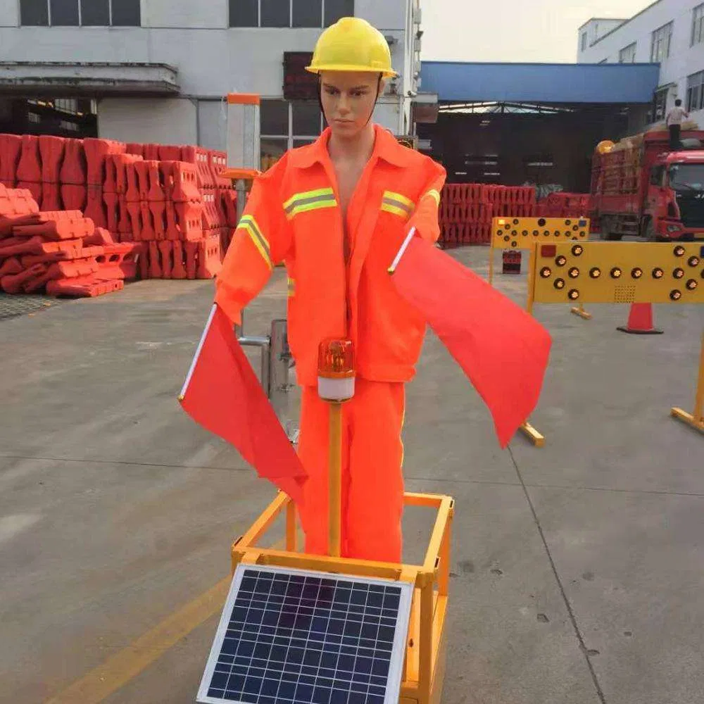 Road Safety Robot with Waterproof Design for Enhanced Traffic Guidance