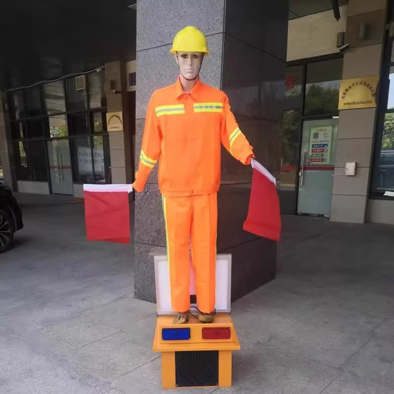 Road Safety Robot with Waterproof Design for Enhanced Traffic Guidance