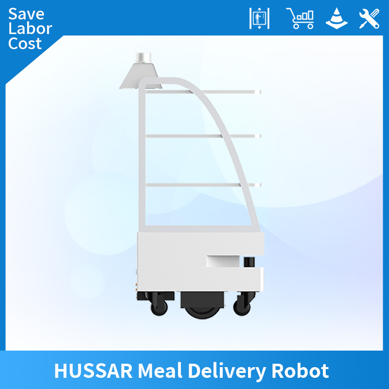 Indoor Food Cart Office/Hotel/Restaurant/KTV/Government Document Transfer Robot