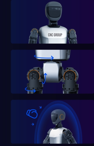 Intelligent Humanoid Robots Programmable Multi-Degree-of-Freedom Commercial Services