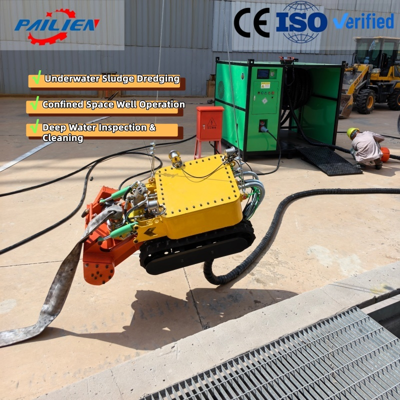 IP68 Waterproof Dredging Robot with Remote Monitoring for Sewage Tanks, Chemical Plant, and Coal Mine Applications