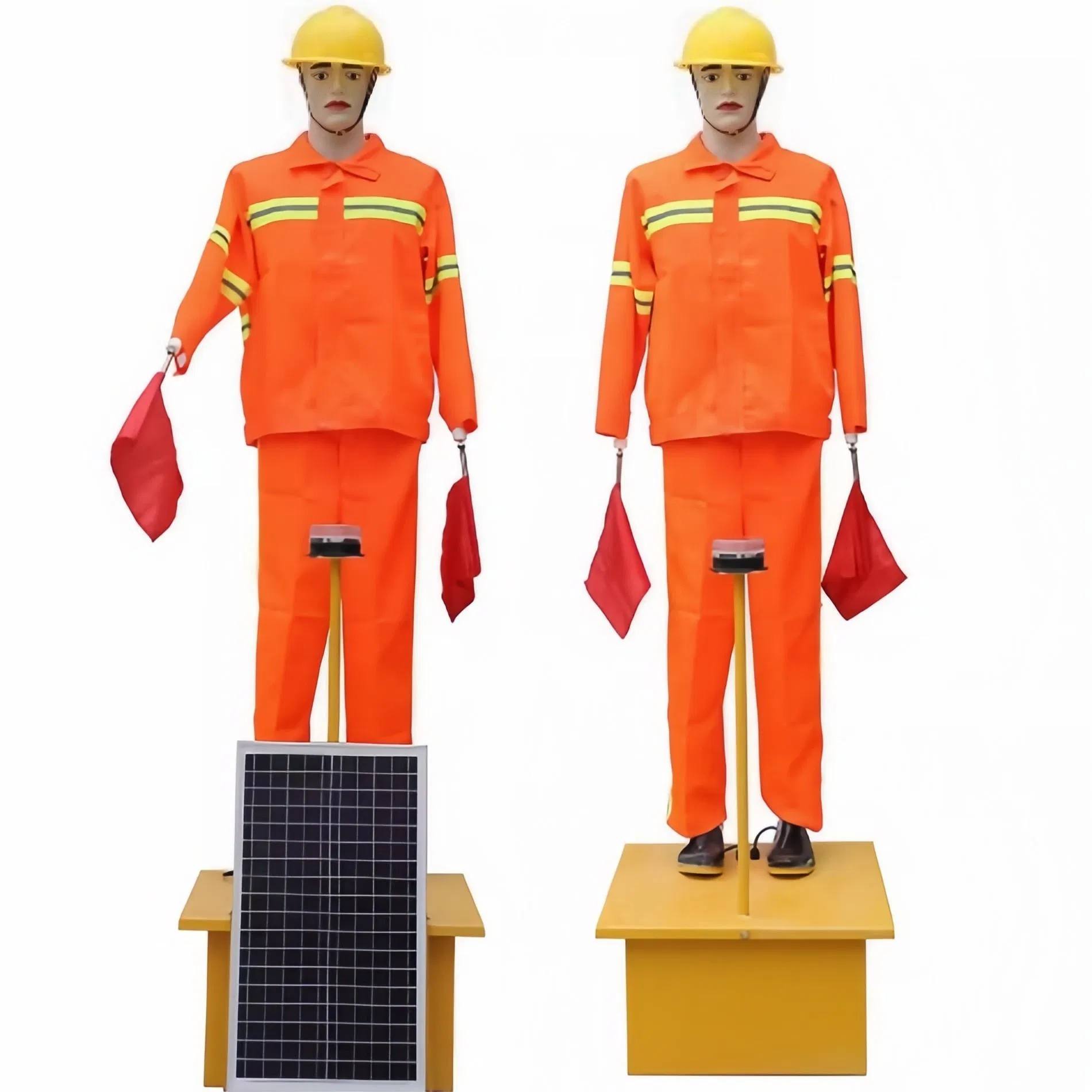 Road Safety Robot with Waterproof Design for Enhanced Traffic Guidance