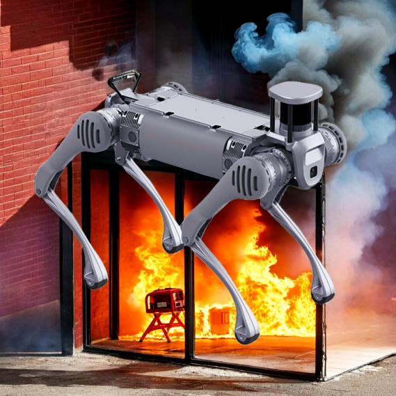 Unitree B2 Industrial-Grade Robot Dog Firefighting Inspection Industrial Intelligence Robot Dog