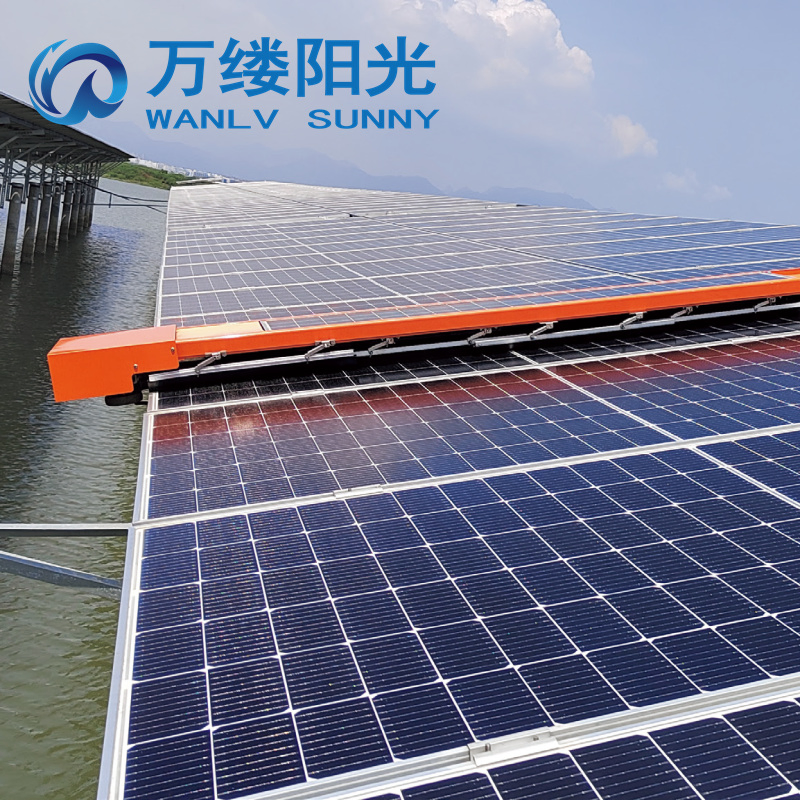 Chemical-Free Fixed Solar Panel Cleaning Robot IP65 Waterproofing Portable Cleaning Machine