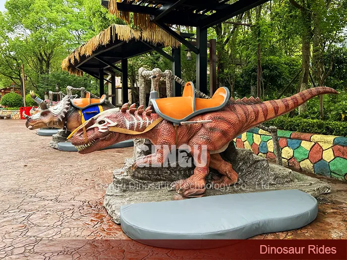 Riding Dinosaur Machine