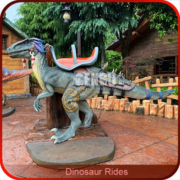 New Riding Dinosaur Machine Outdoor Waterproof 3D Dinosaur Ride Robot