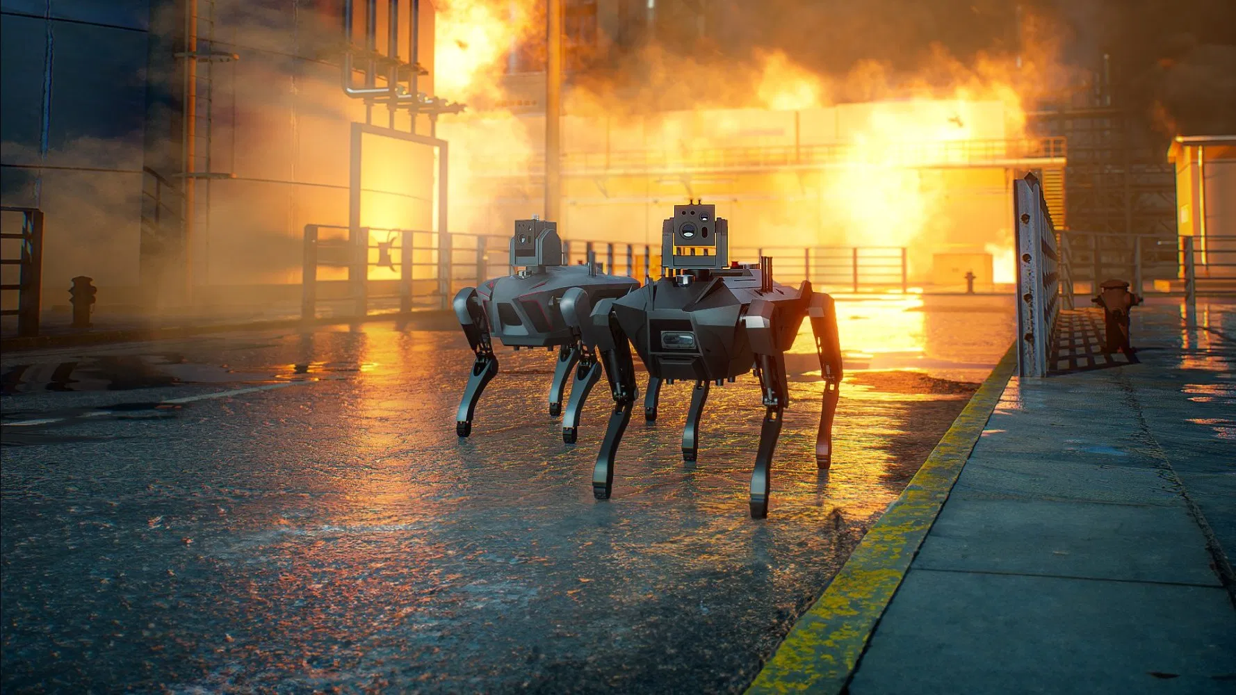 Industry-Grade Quadruped Robot High Mobility Explosion-Proof Industrial Inspection 4-Foot Robot